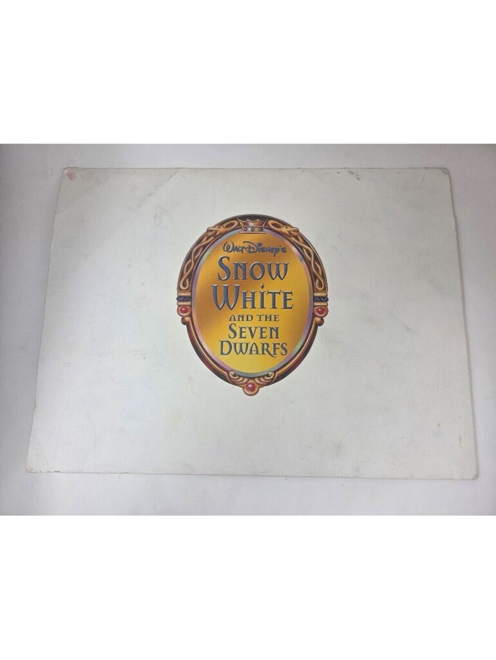 Disney Store Snow White Seven Dwarfs 2001 Exclusive Lithograph Portfolio 11x14
